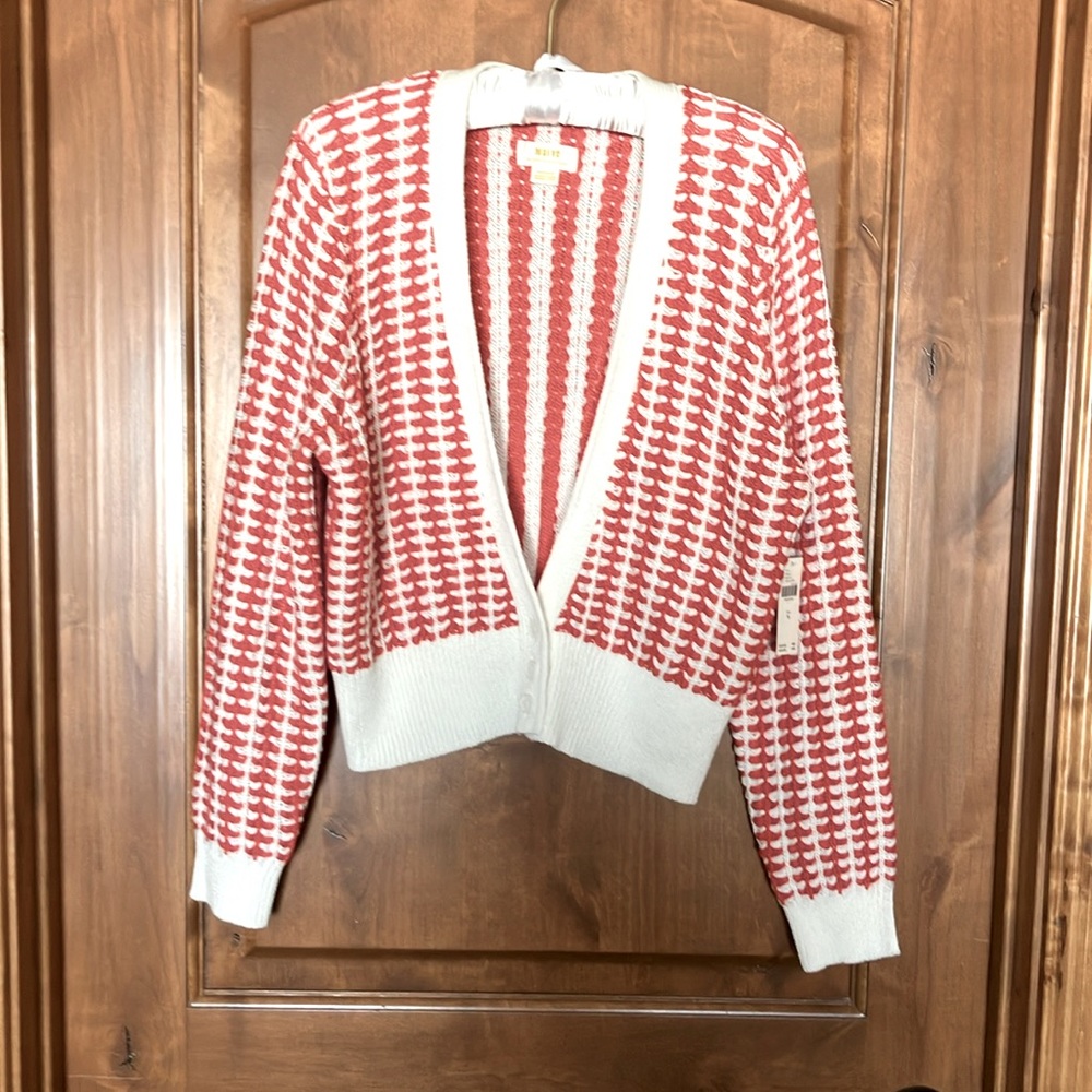 Anthropologie Maeve Bridget Crochet Cardigan